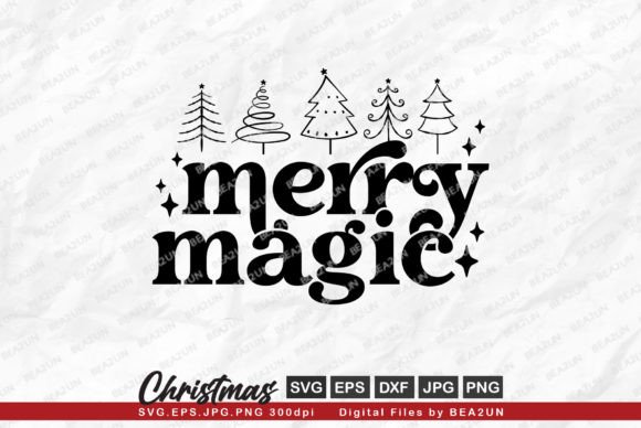 Download Merry Magic, Christmas Tree SVG Design - Christmas tree svg Collection
