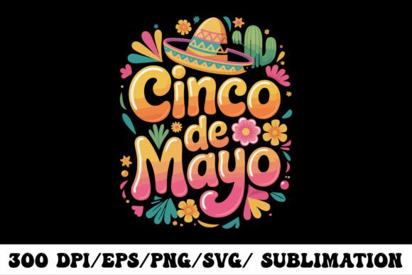Download Cinco De Mayo Festive Typography Design - Festive typography Collection