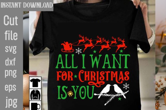 Download All I Want for Christmas is You SVG Cut - Christmas is you Collection
