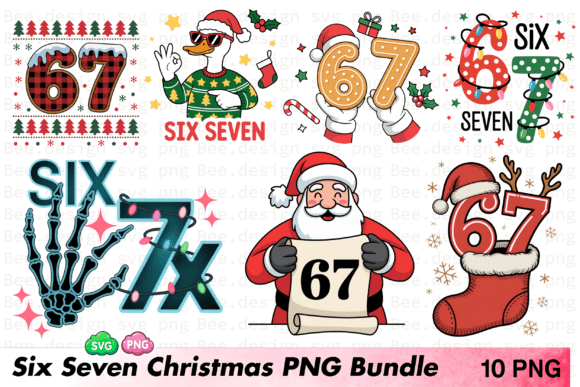 Download Funny Christmas 6 7 PNG, 6 7 Meme Xmas - Christmas 6 7 Collection