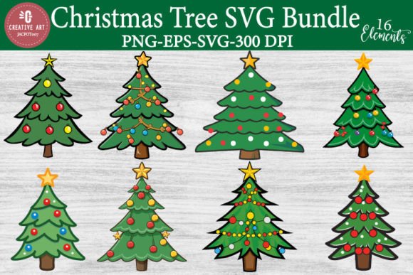 Download 16 Christmas Tree SVG Bundle - Christmas tree svg Collection