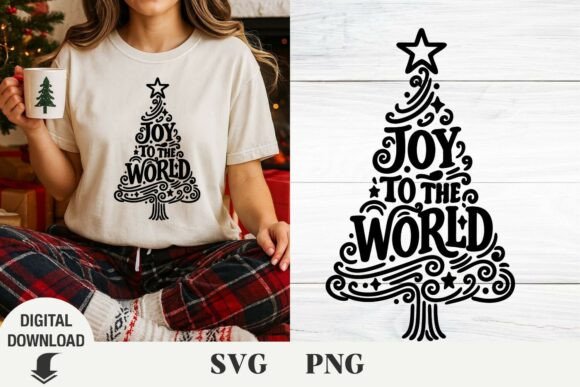 Download Christmas Tree Svg, Christmas Svg, Joy - Premium Resources
