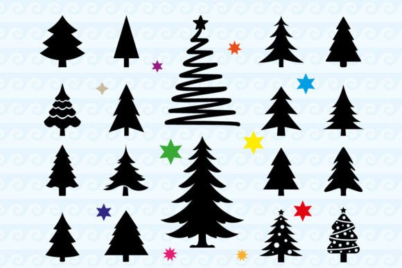 Download Christmas Tree SVG Bundle Silhouette - Christmas tree svg Collection