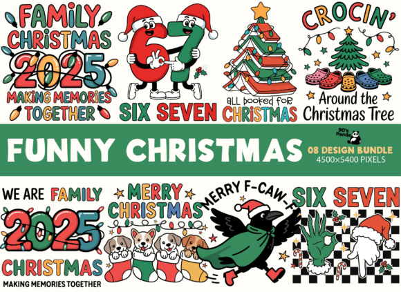 Download Funny Christmas 6 7 Quotes Bundle - Christmas 6 7 Collection