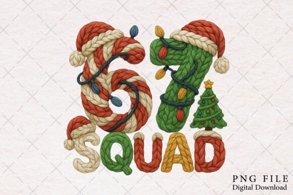Download Yarn Crochet 67 Squad Christmas 6 7 - Christmas 6 7 Collection