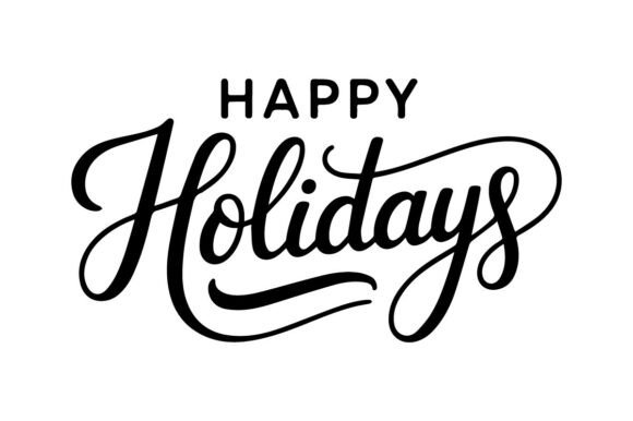 Download Happy Holiday Festive Typography T Shirt - Festive typography Collection